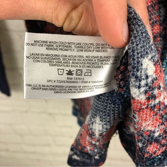 Orvis Fair Isle Thermal Base Layer Women's Sz Large - Picture 6 of 7